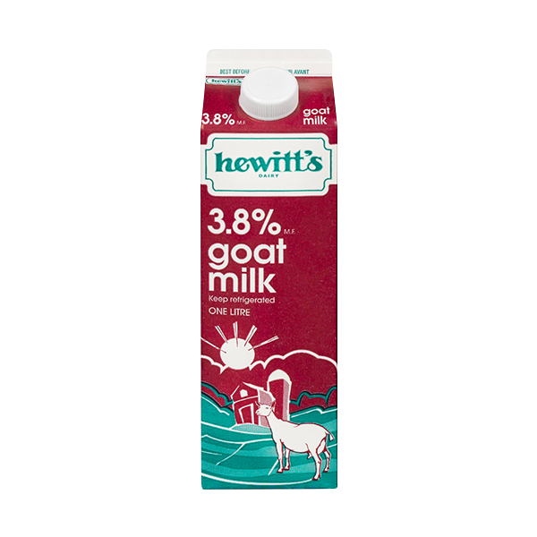 Photo of - HEWITT'S - 3.8% Whole Goat Milk