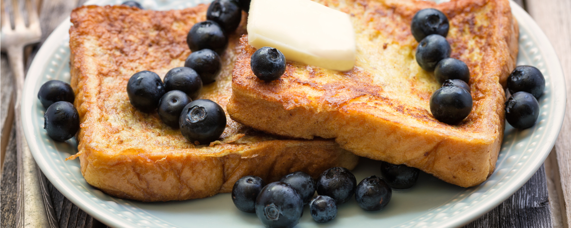 Photo for - French Toast Canapés with Blueberry Butter