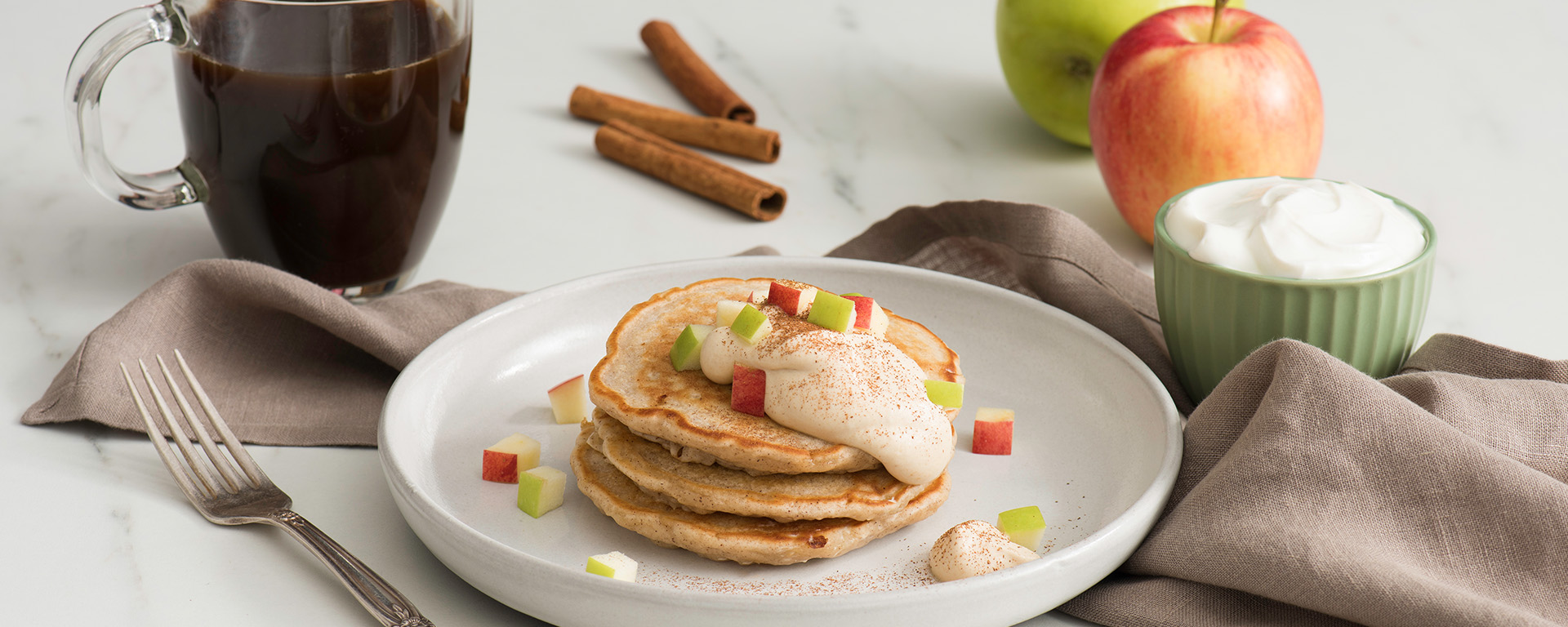 Photo for - Apple Pie Cottage Cheese Pancakes
